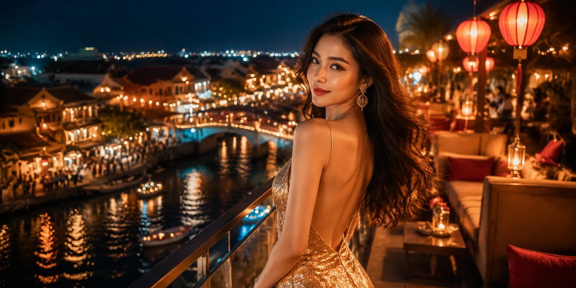Không khí giải trí casino về đêm tại Hội An